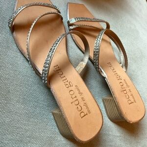 Pedro Garcia Metallic Women's Sandals